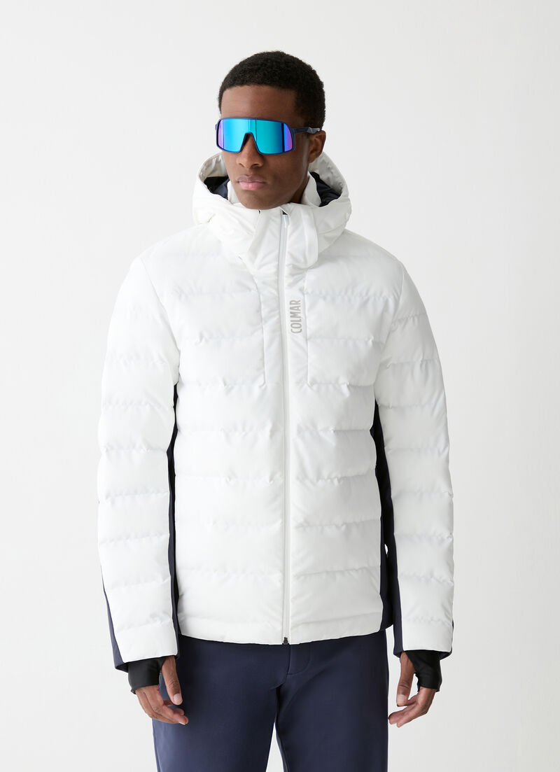 Quilted ripstop ski jacket