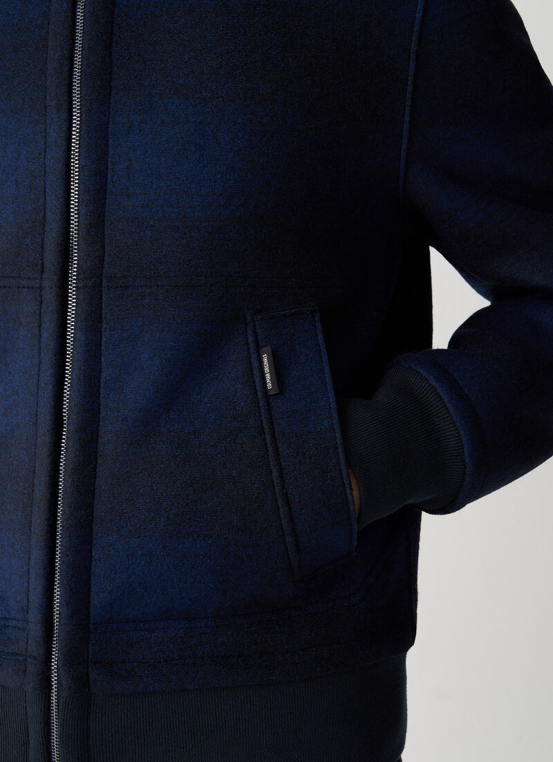 Reversible bomber jacket