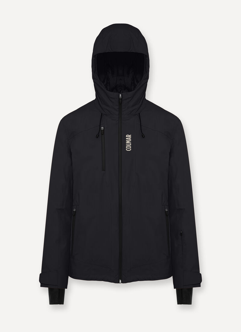 3-layer ski jacket with quilted lining