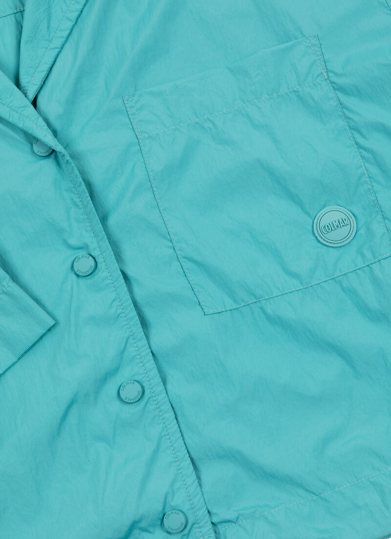 Shirt in water-repellent nylon