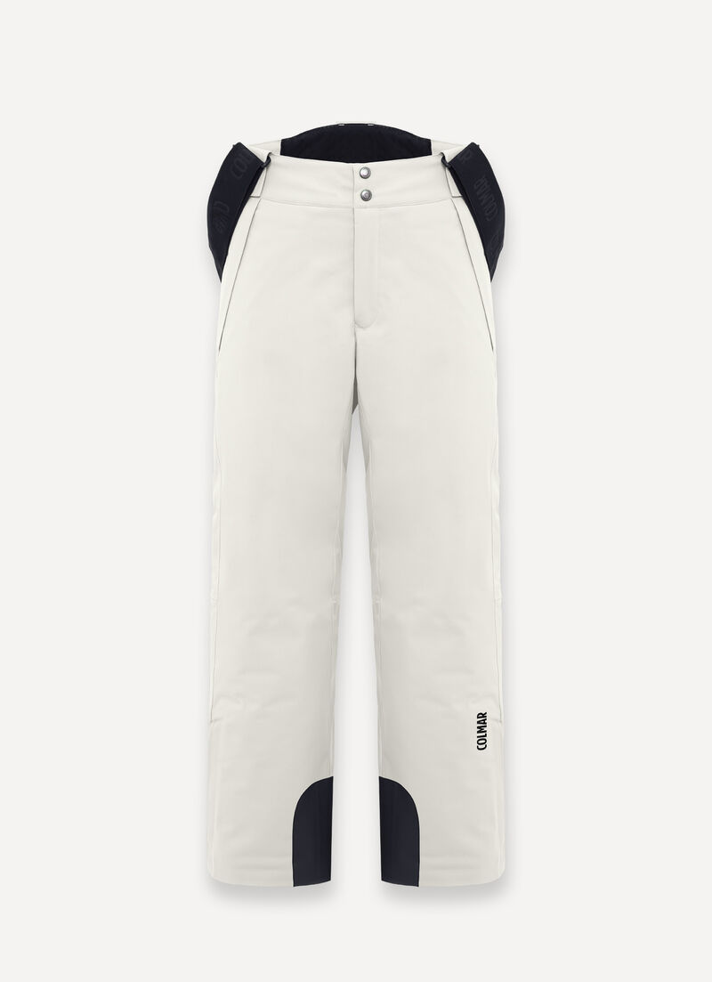 Padded 4Way fabric ski salopettes