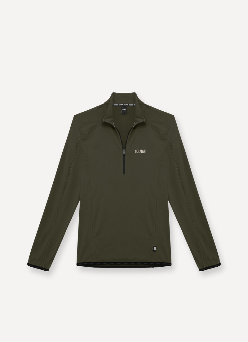 Thermal stretch ski sweater