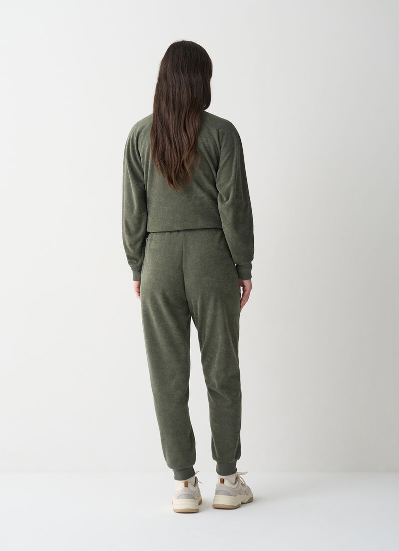 Bouclé tracksuit bottoms