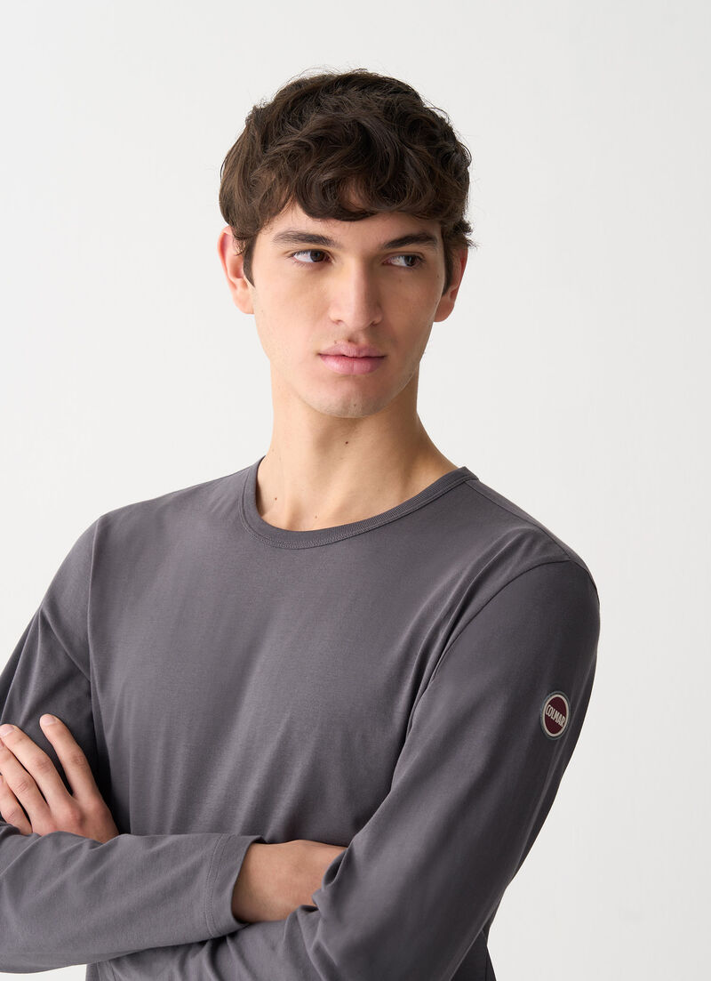 Long-sleeved cotton T-shirt