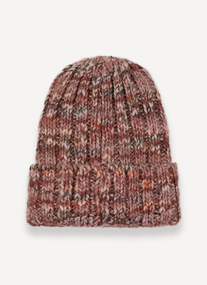 Unisex multi-coloured wool hat