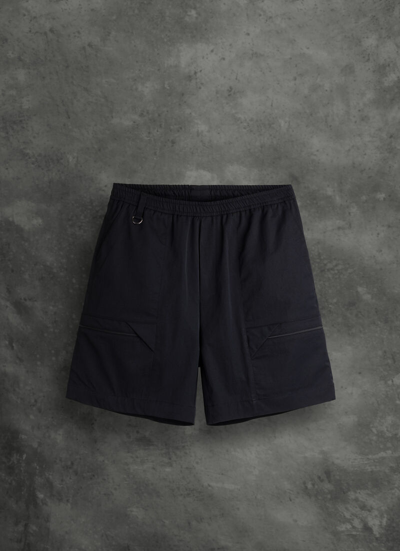 Bermuda shorts with elasticated waist