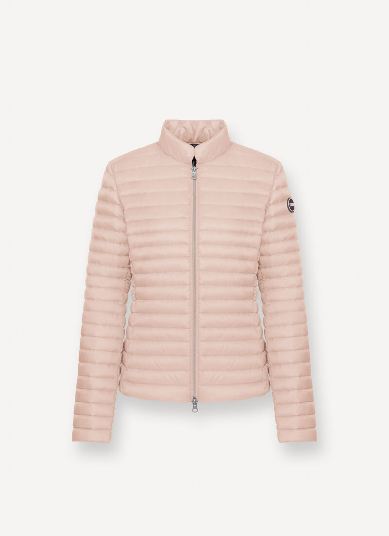 Padded collar down jacket