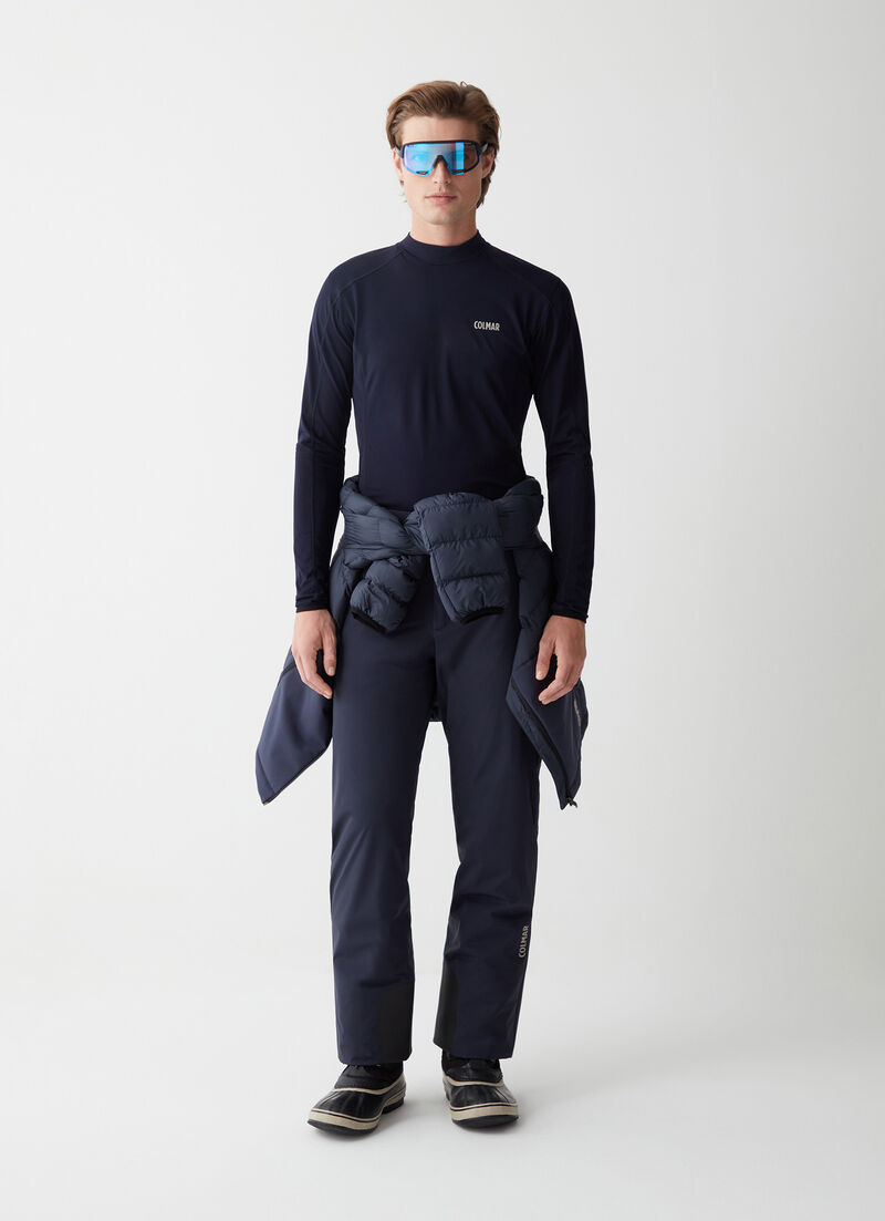 Thermal stretch ski turtleneck