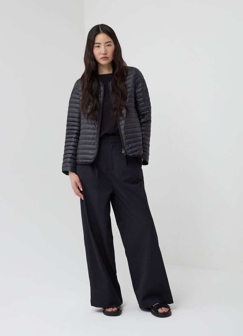 Easy care palazzo trousers with darts