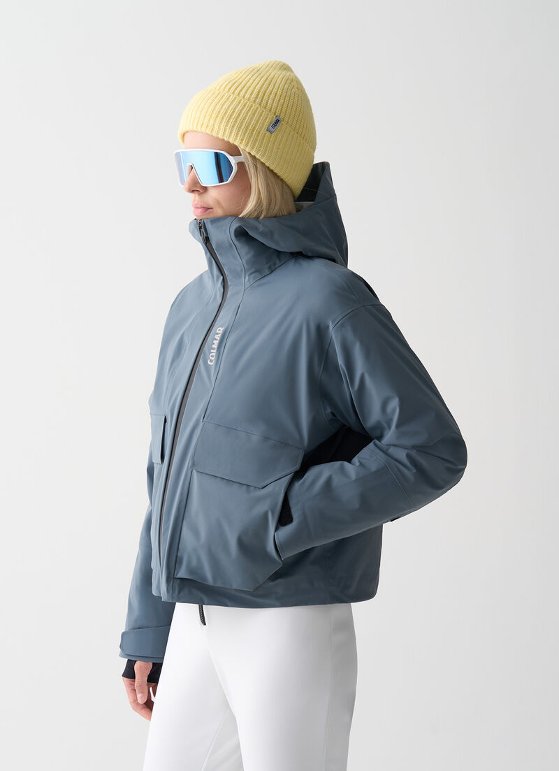 Jacket with insulating down jacket