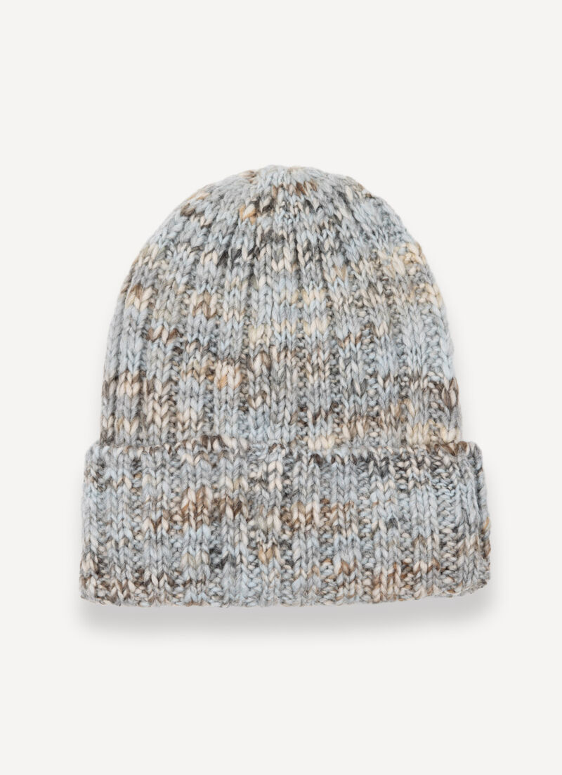 Unisex multi-coloured wool hat