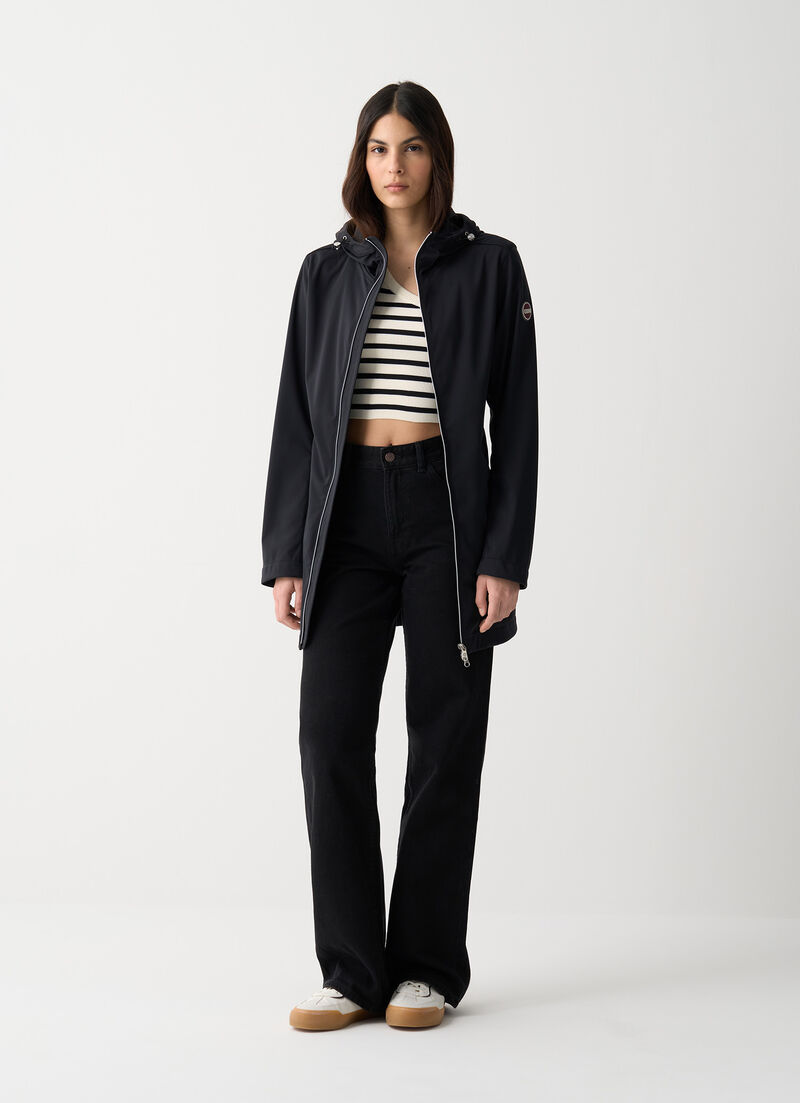 Long softshell jacket