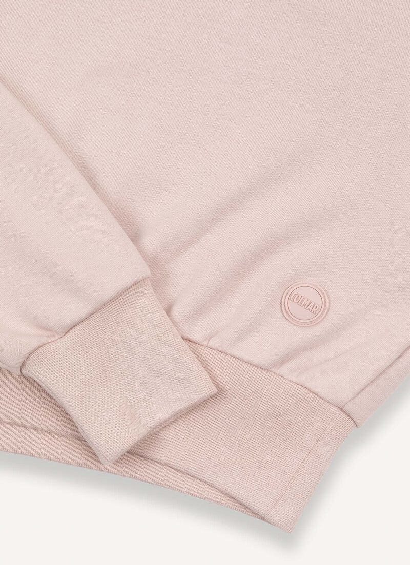 Cropped relaxed-fit sweatshirt