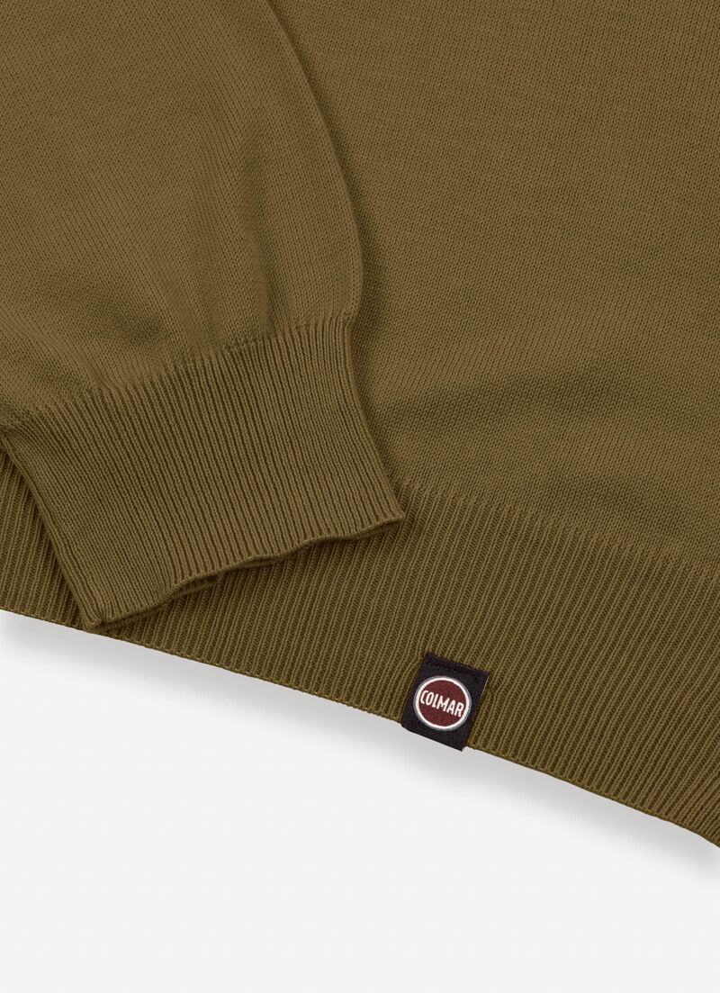 Faded crew-neck pullover