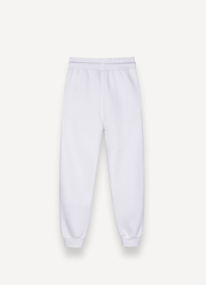 Tracksuit bottoms with embroidery