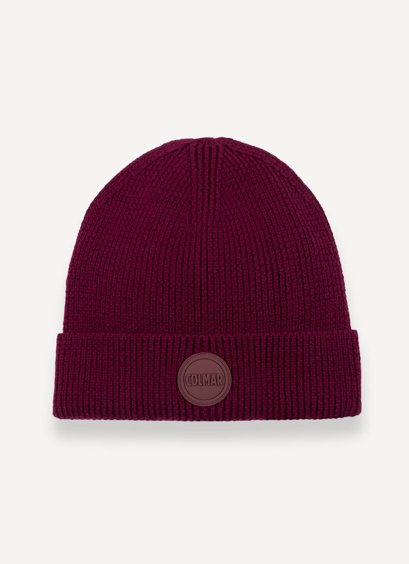 Unisex hat in 100% merino wool