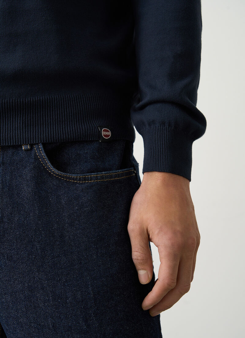 Faded crew-neck pullover