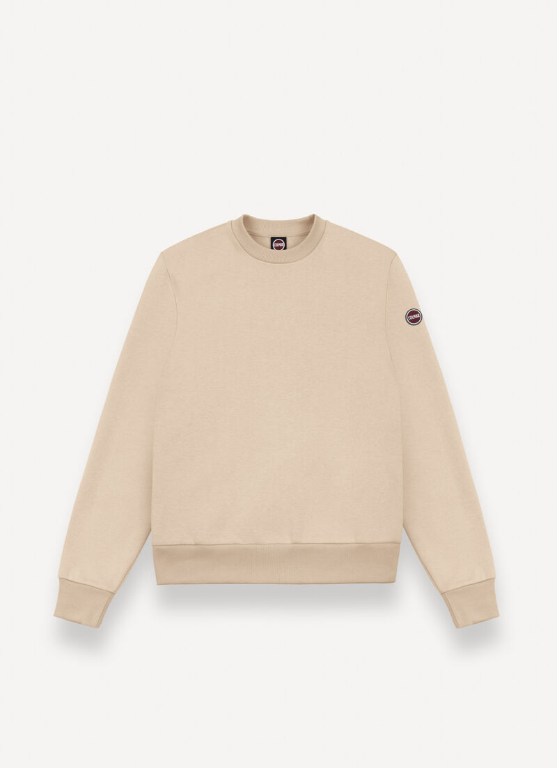 Cotton crew-neck sweatshirt