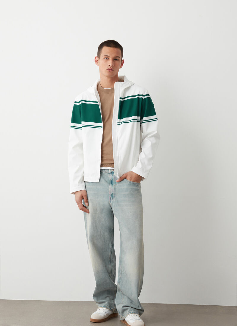 Softshell colorblock jacket