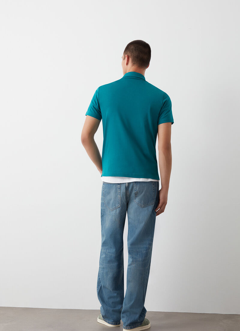 100% Supima® cotton polo-shirt