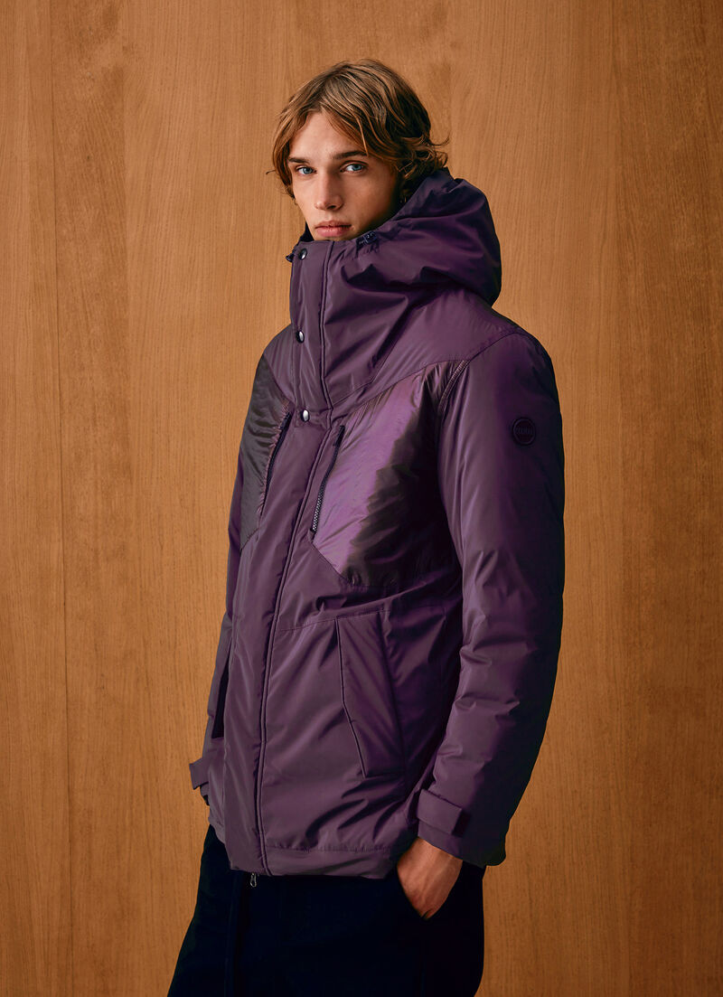 Waterproof down-padded parka