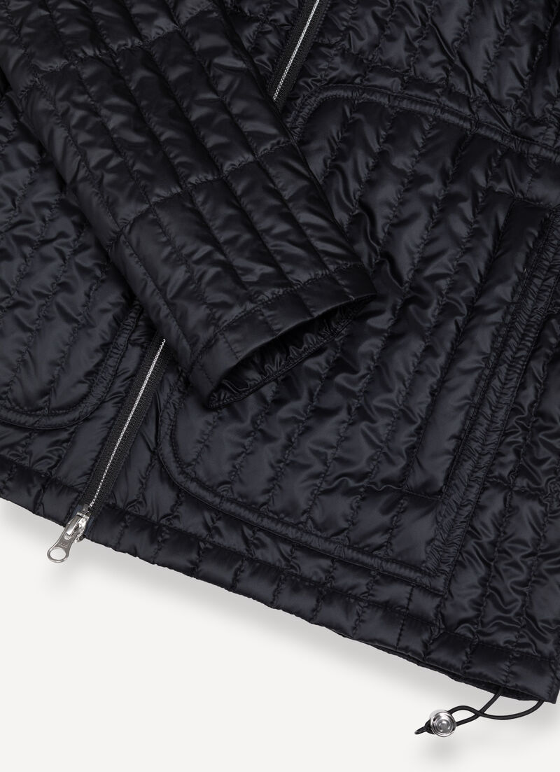 Shiny ultralight down jacket