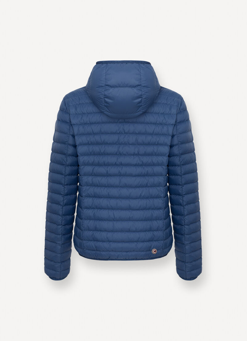 Autumn down jacket with hood