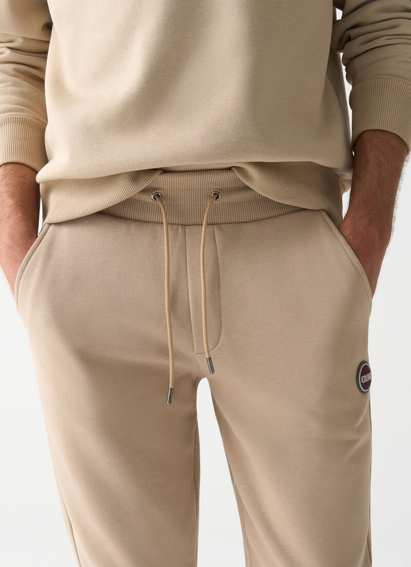 Cotton tracksuit bottoms