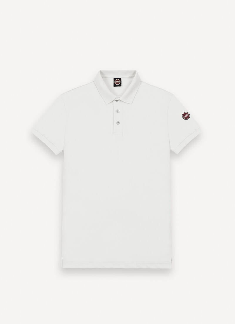 Cotton piqué polo-shirt