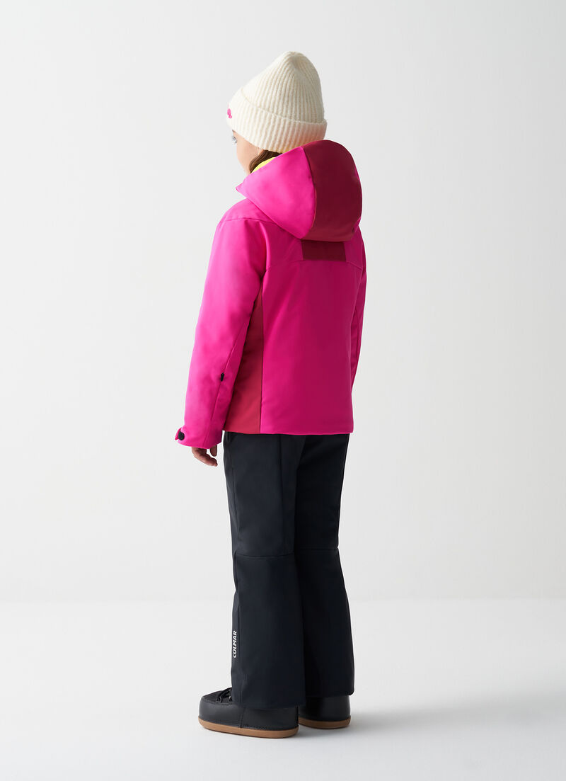 Girl's mechanical stretch ski jacket