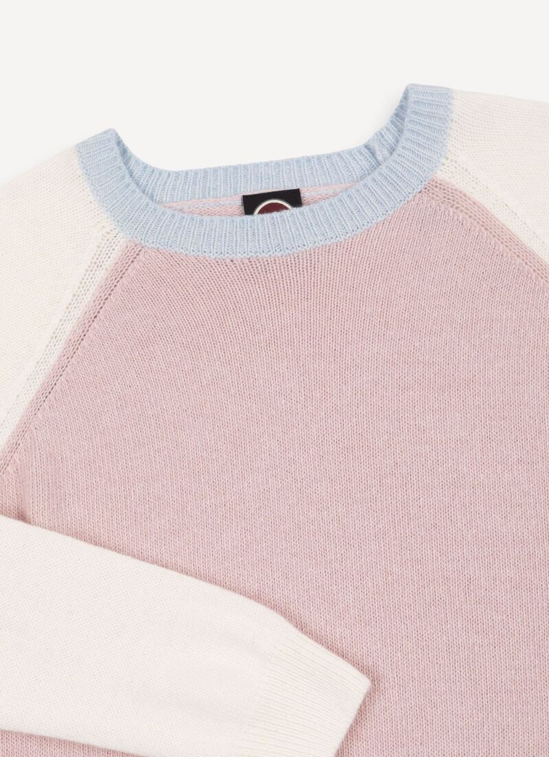 Unisex two-tone pullover
