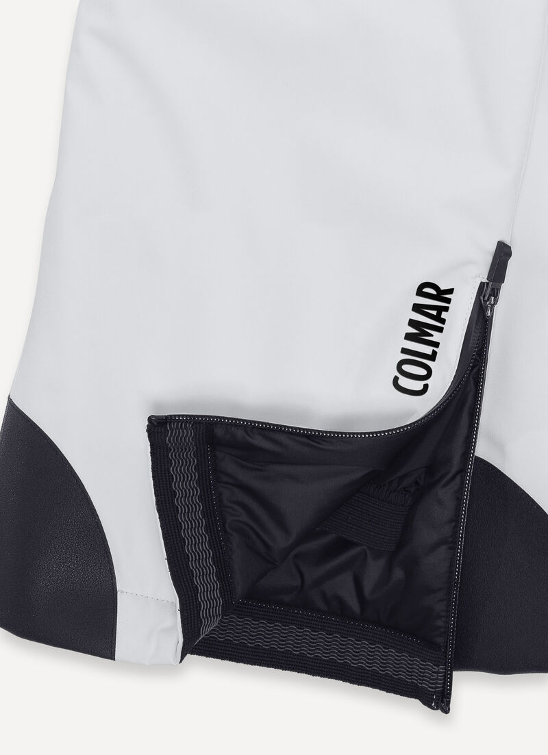 Padded ski pants with belt