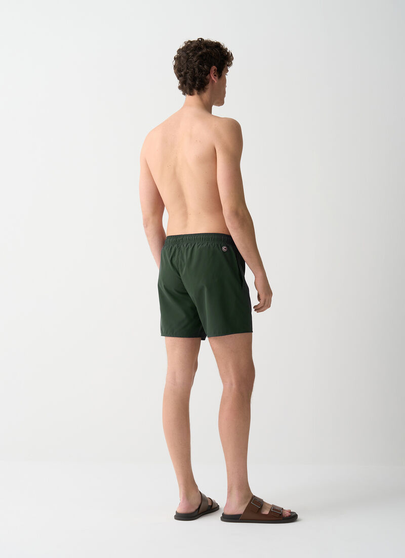 Solid-colour swimsuit