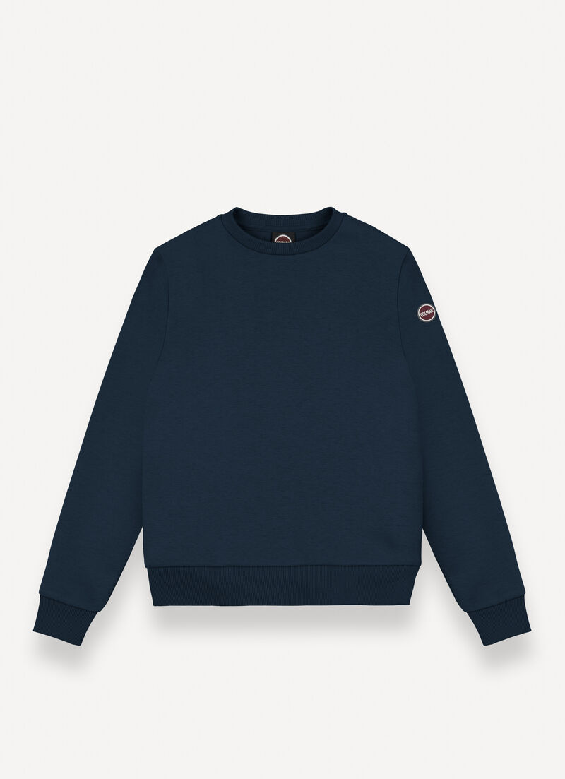 Cotton crew-neck sweatshirt