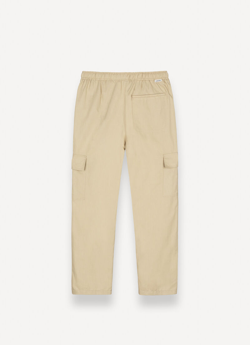 Linen safari trousers