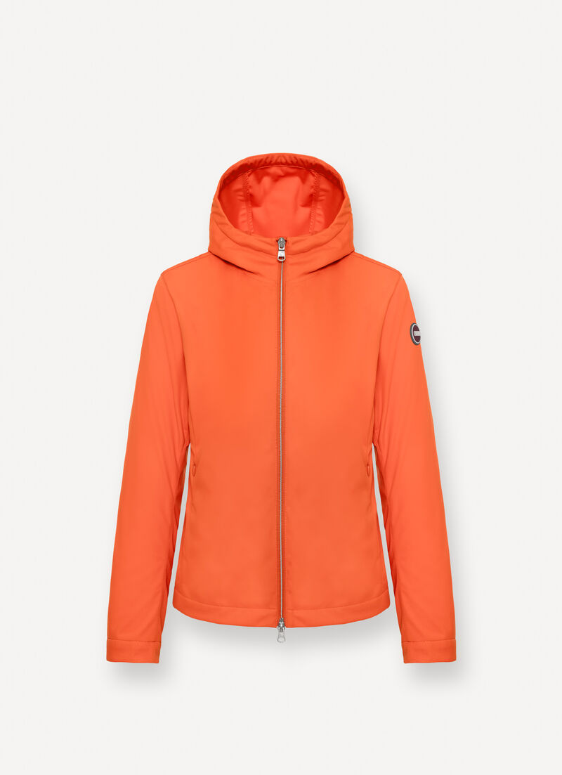 Softshell hooded jacket