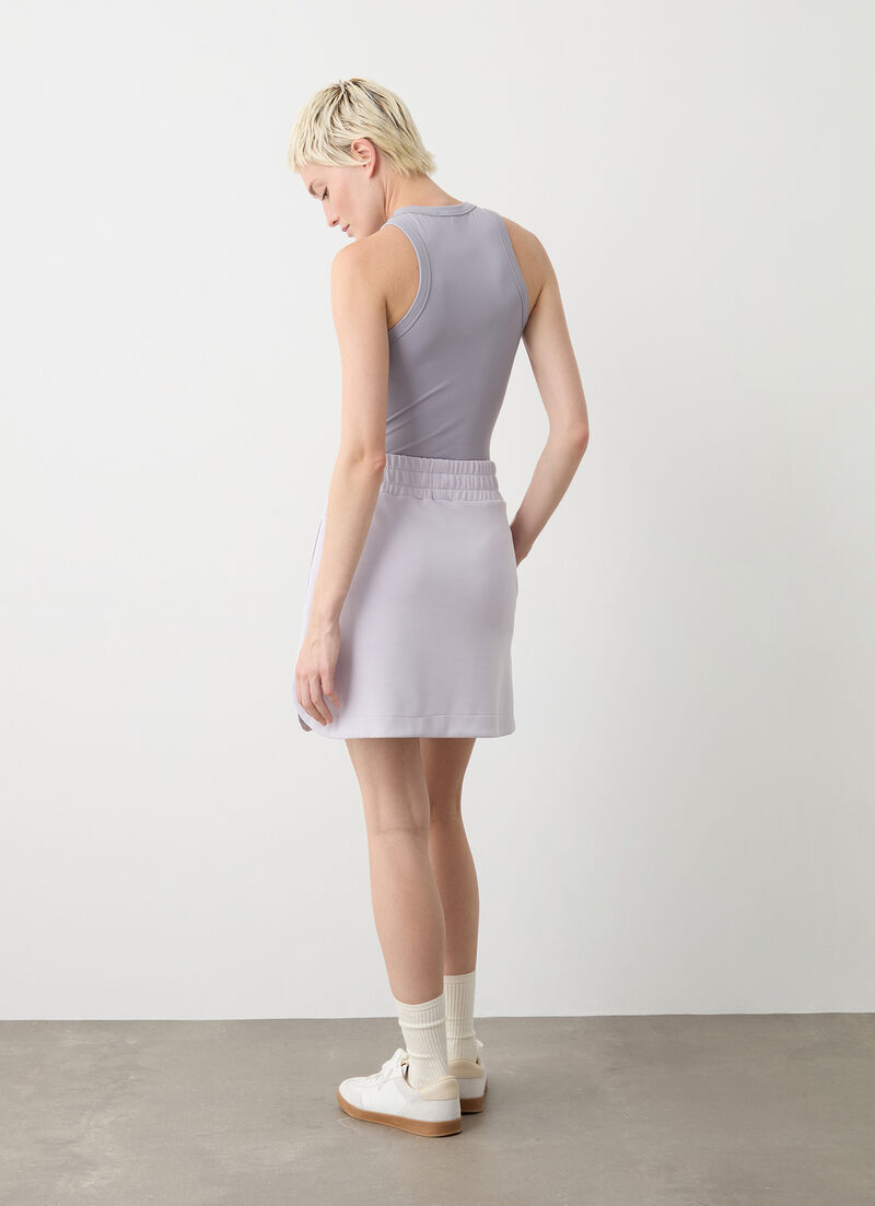 Sweatshirt-fabric skirt