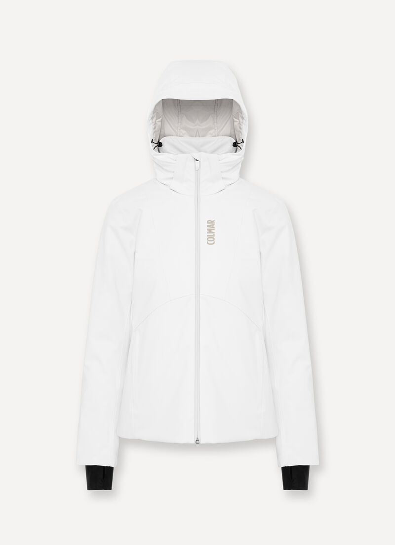 Two-fabric ski jacket