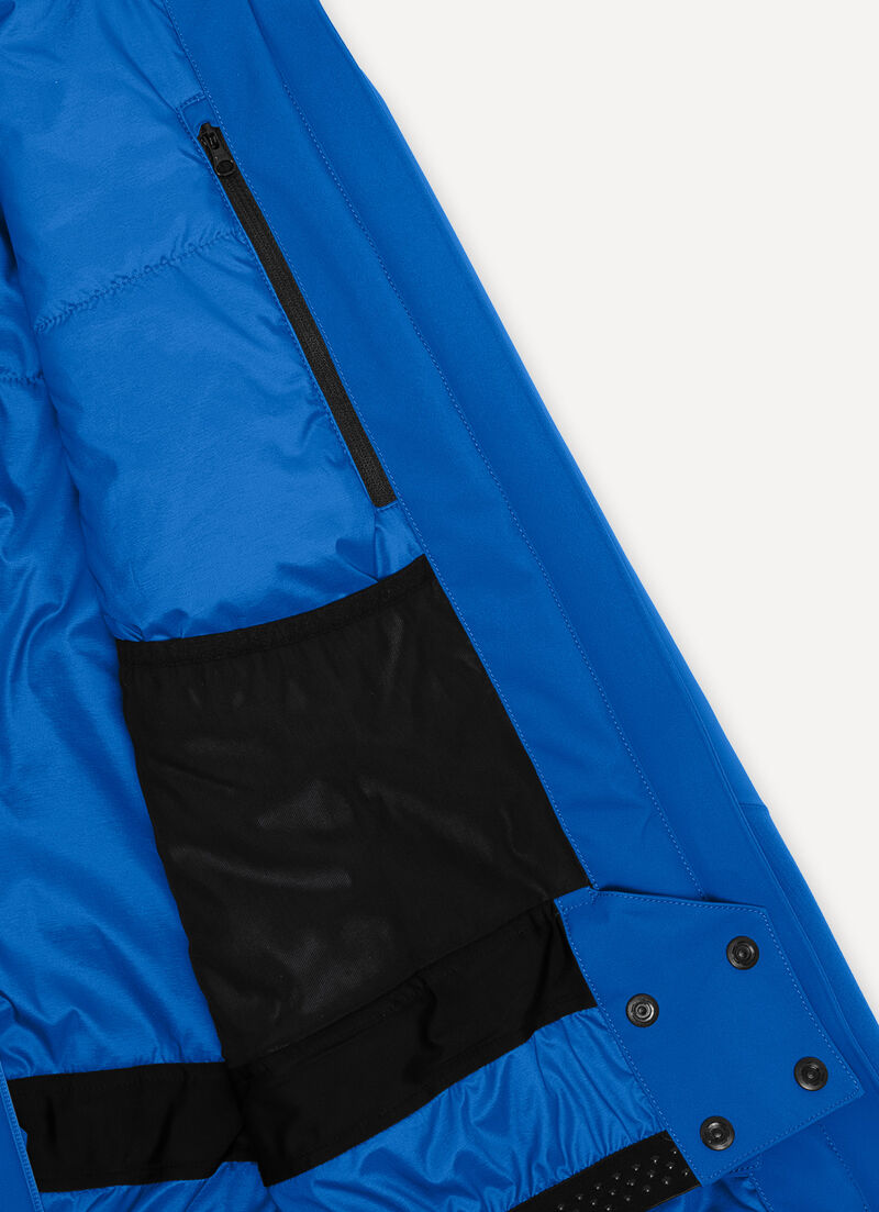 Ski jacket with ventilation zip