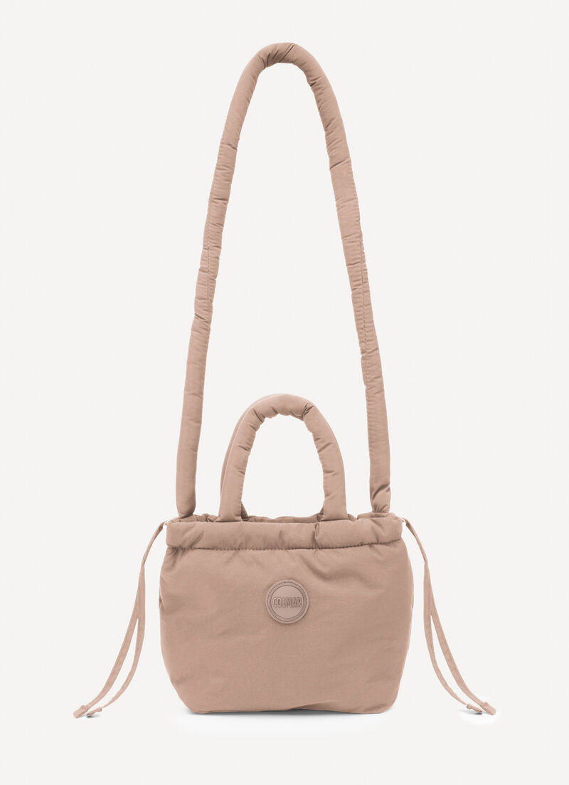 Puffy bucket bag