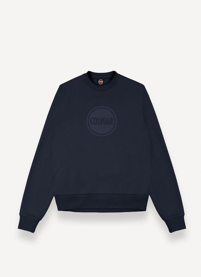 Crew-neck sweatshirt with logo