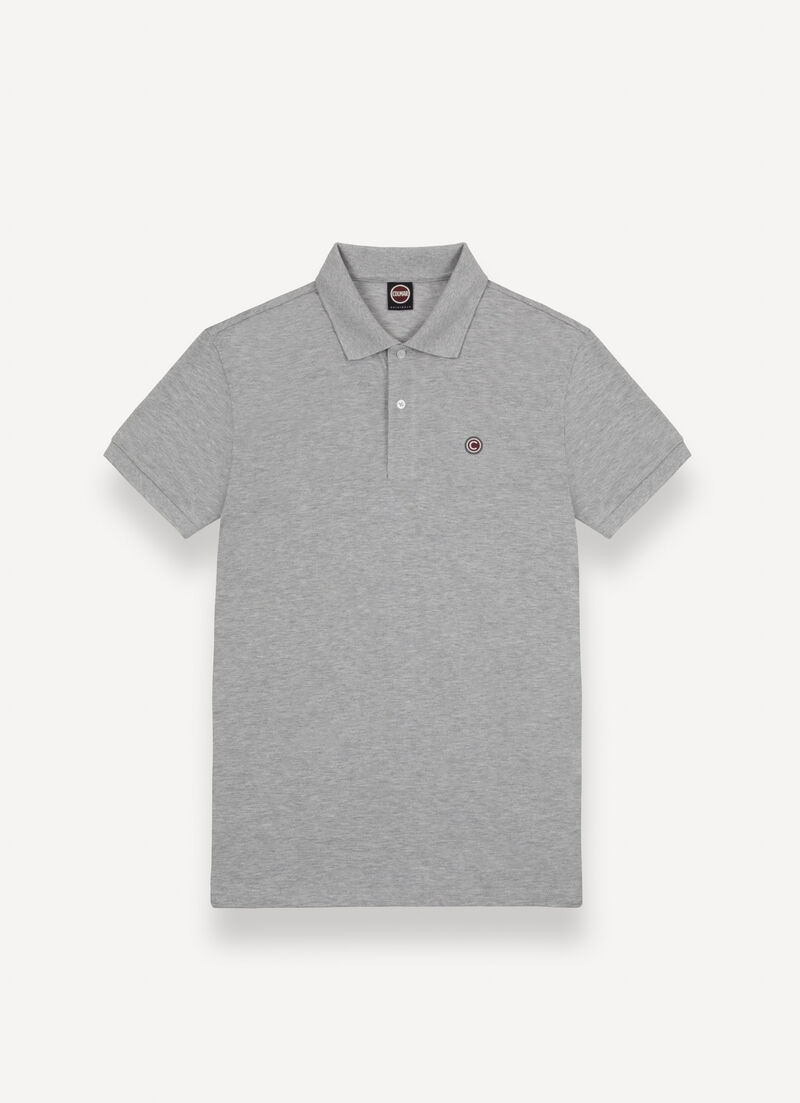 Piqué polo-shirt with ribbed trims