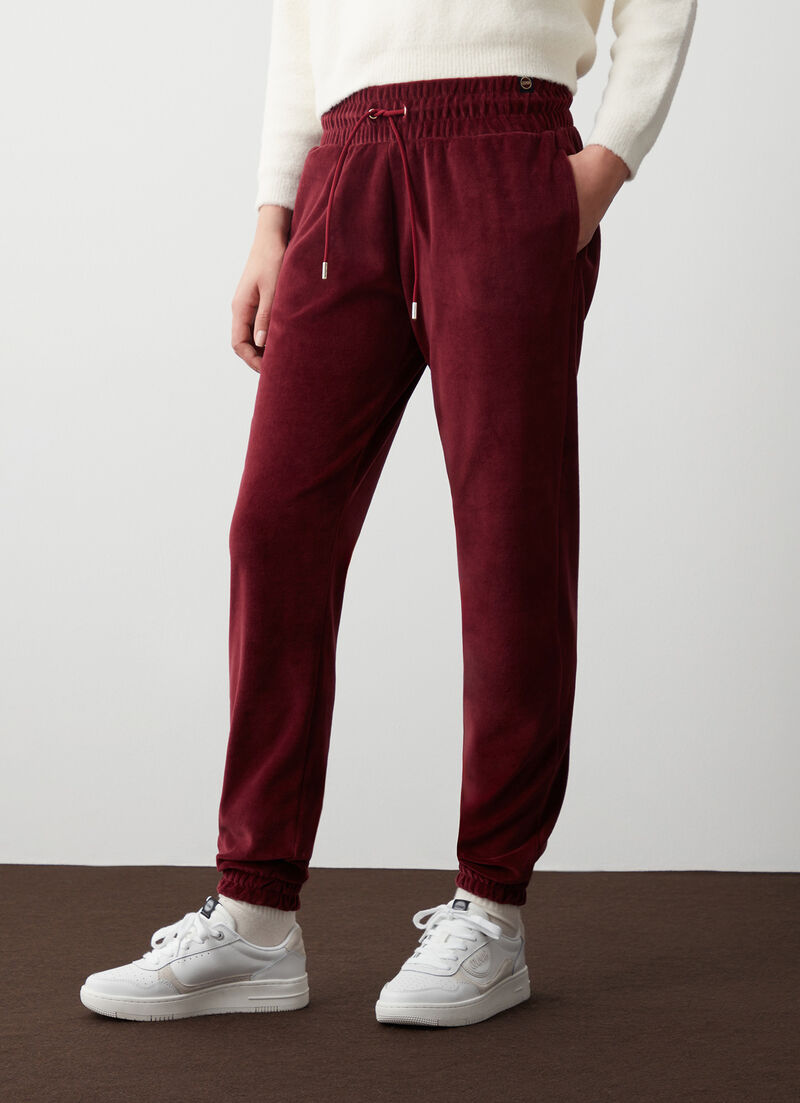 Velvet sweatpants