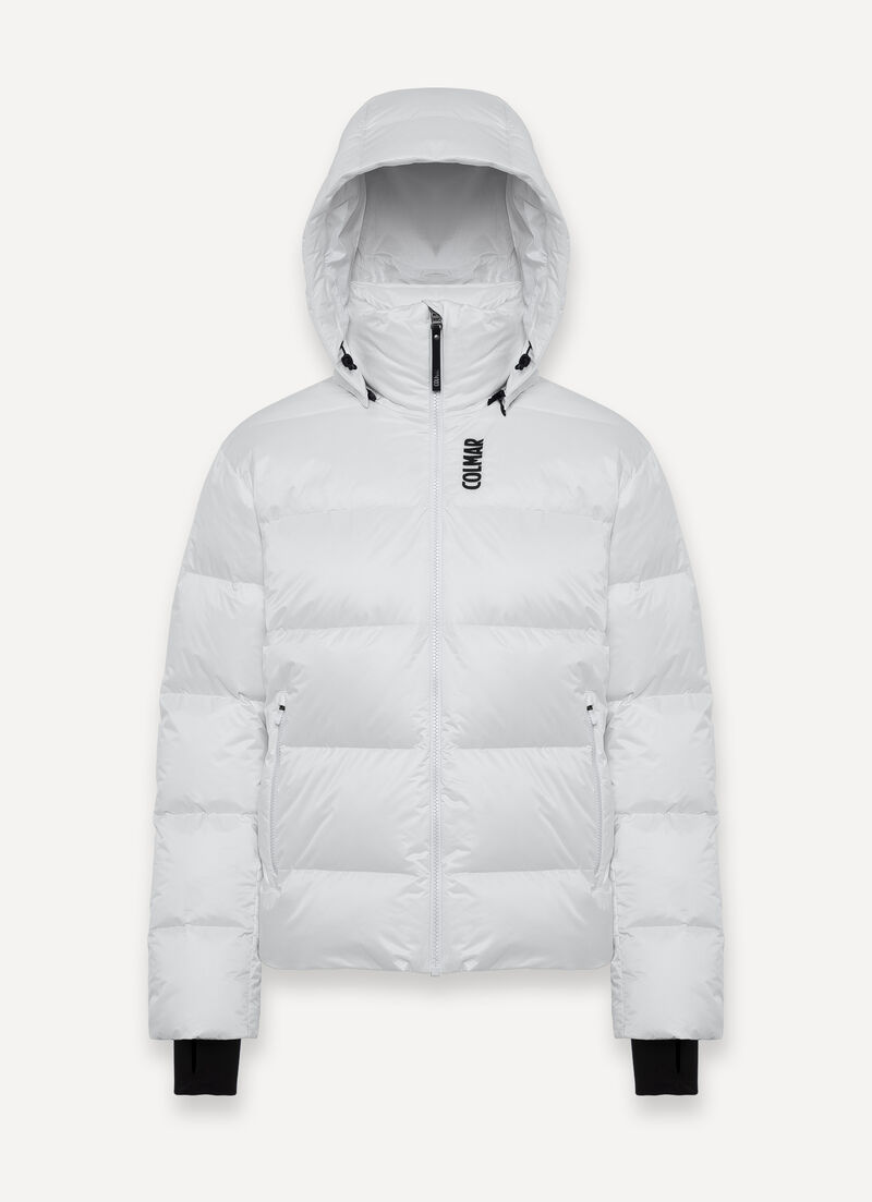 Puffy padded ski jacket