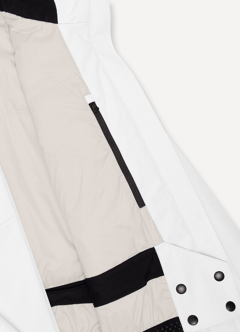 Two-fabric ski jacket