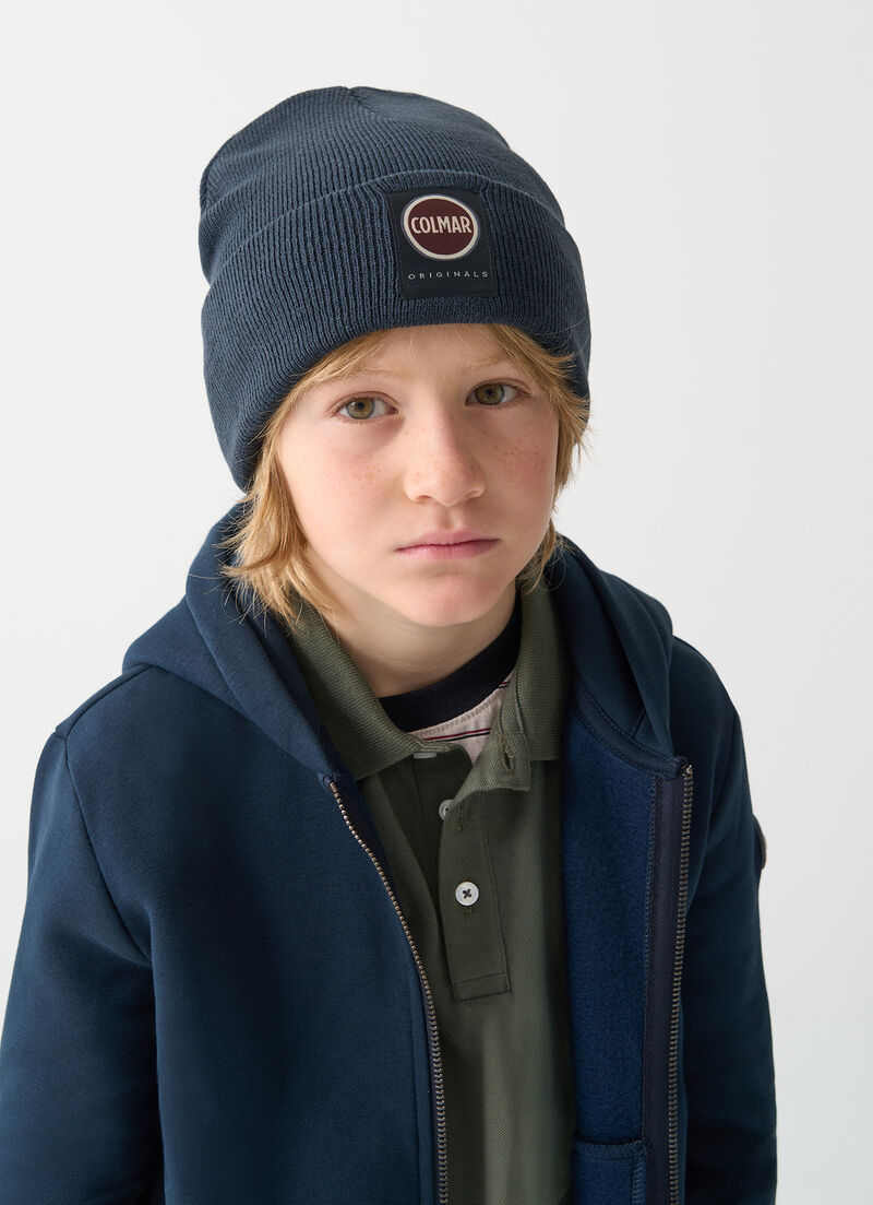 Hat with turn-up cuff