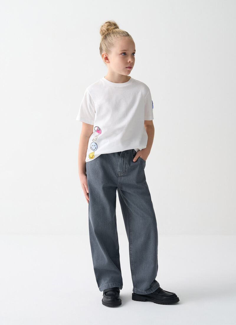 T-shirt with SmileyWorld® print