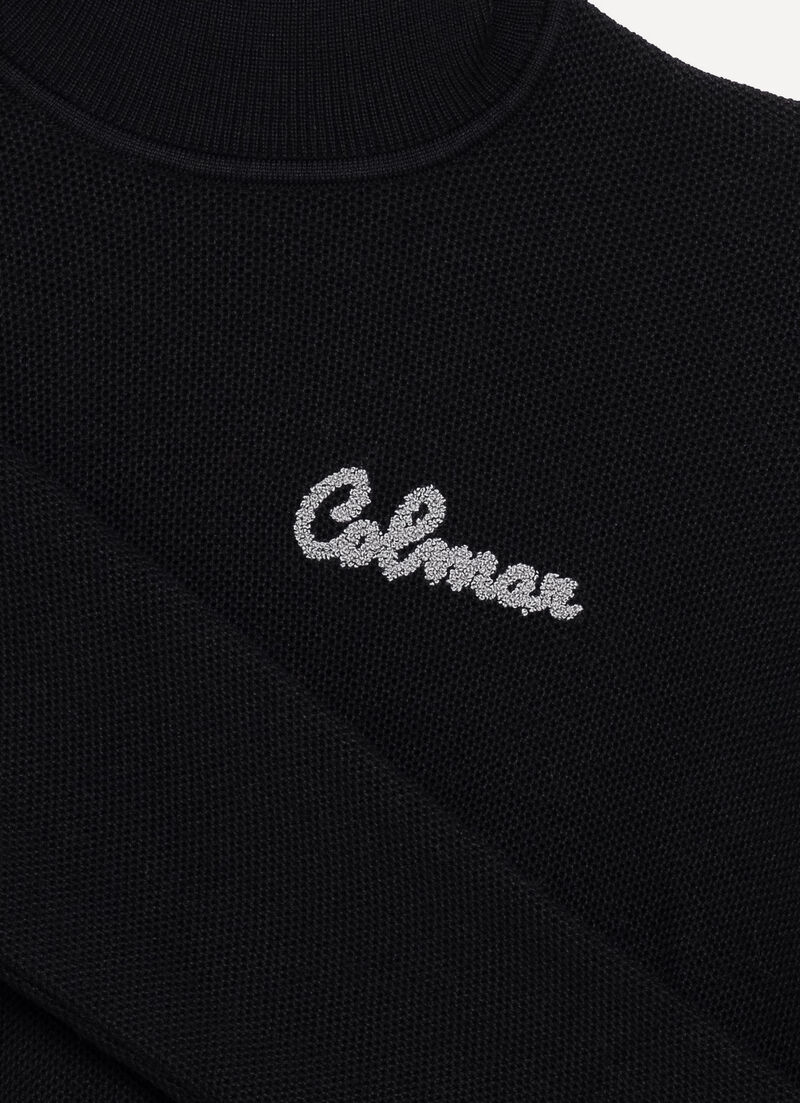 Woollen ski polo-neck