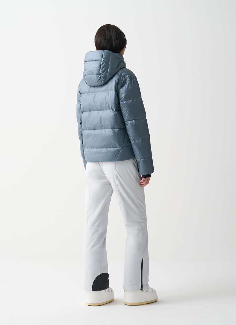 Puffy padded ski jacket