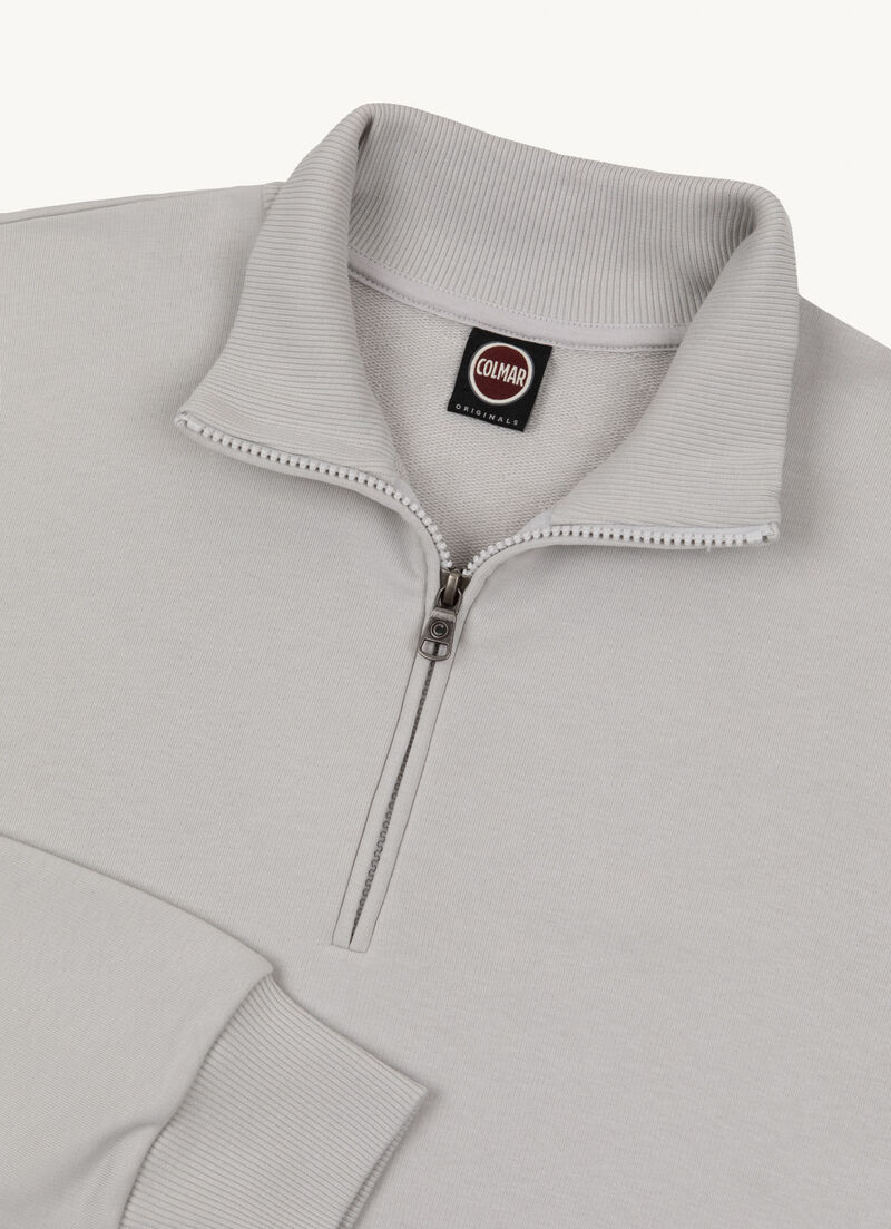 Casual half-zip sweatshirt
